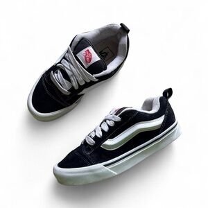 Vans Knu Skool Sneakers — Black Suede, Women’s Size 5.5